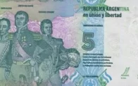 Billete 5 Pesos Argentinos Reverso