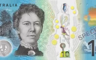 Billete 10 Dólares Australianos Reverso