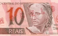 Billete 10 Reales Brasilero Frente