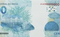 Billete 100 Reales Brasilero Reverso