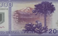 Billete 2000 Pesos Chilenos Reverso