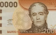 Billete 20000 Pesos Chilenos Frente