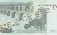 Billete 5 Euros Reverso