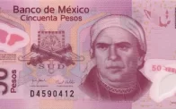 Billete 50 Pesos Mexicanos Frente