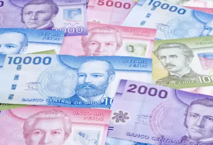 Billete peso chileno