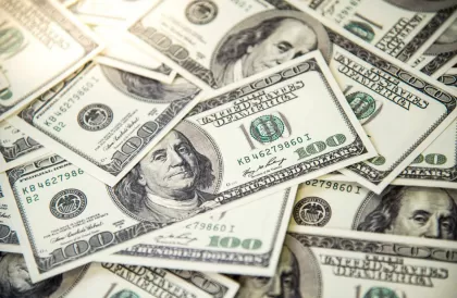 Billete dólar americano