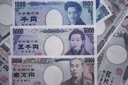 Billete yen japonés