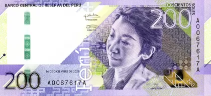 Billete sol peruano